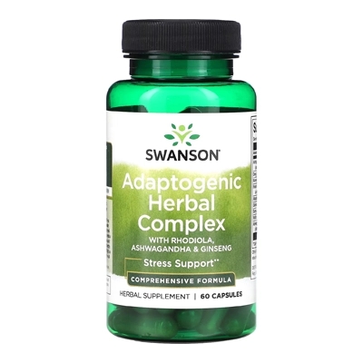 قرص آداپتوژنیک Adaptogenic Herbal Complex سوانسون 