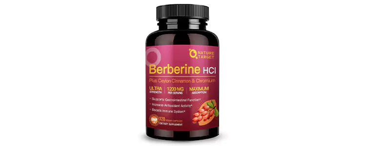 مکمل Berberine HCl از برند Nature Target