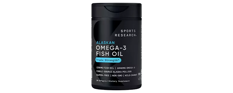 مکمل Triple Strength Omega 3 Fish Oil از برند Sports Research