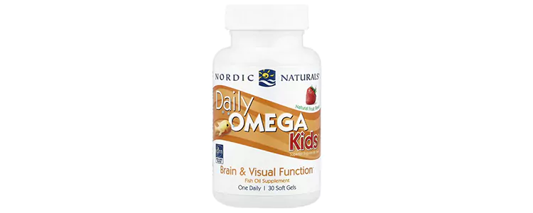 مکمل Daily Omega Kids با طعم میوهای طبیعی از برند Nordic Naturals