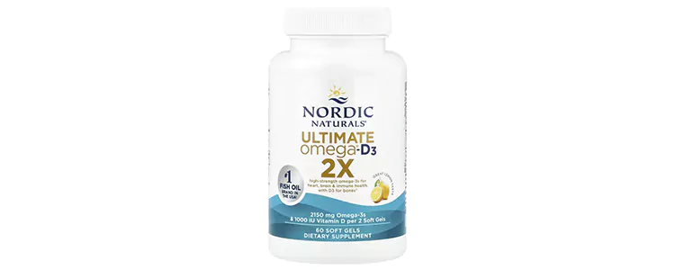 مکمل Ultimate Omega-D3 2X از برند Nordic Naturals