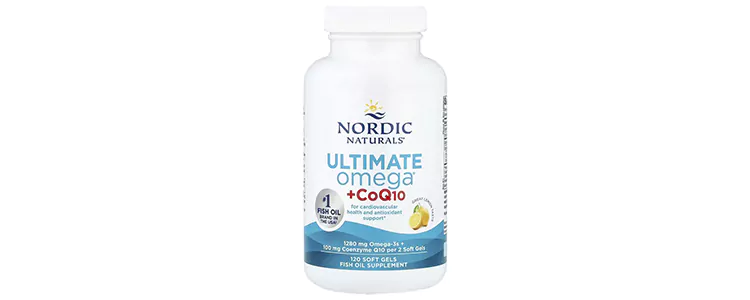 مکمل Ultimate Omega + CoQ10 با طعم لیمویی از برند Nordic Naturals