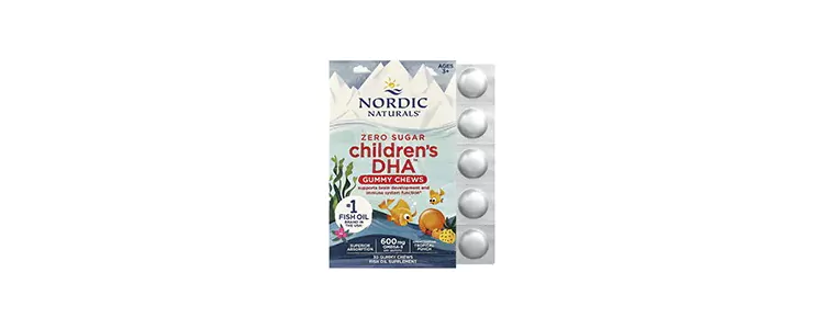 مکمل Children's DHA Gummy Chews از برند Nordic Naturals