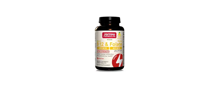 مکمل Methyl B-12 Methyl Folate Lemon از برند Jarrow Formulas