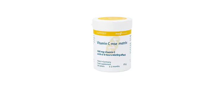 مکمل Vitamin C mse matrix از برند mse Pharmazeutika GmbH
